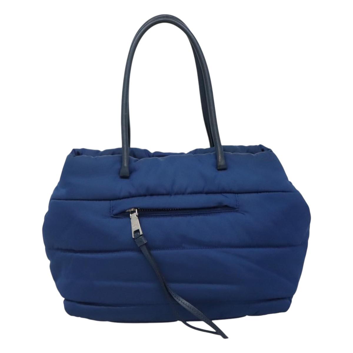 Prada Tessuto Blue Synthetic Handbag (Pre-Owned)