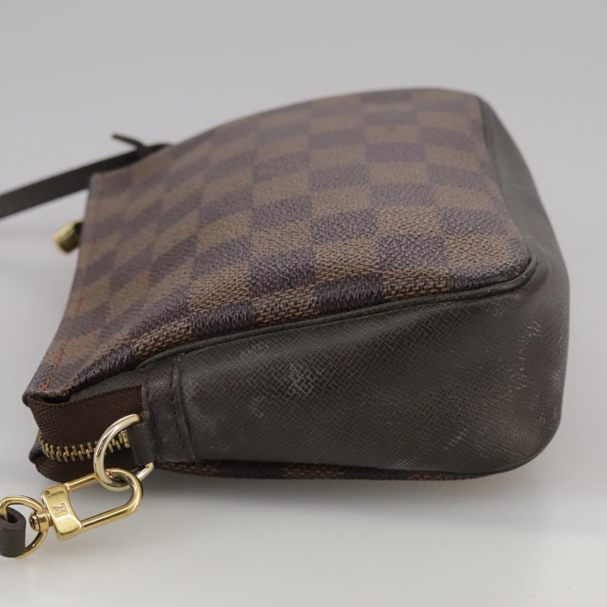 Louis Vuitton Trousse Makeup Brown Canvas Clutch Bag (Pre-Owned)