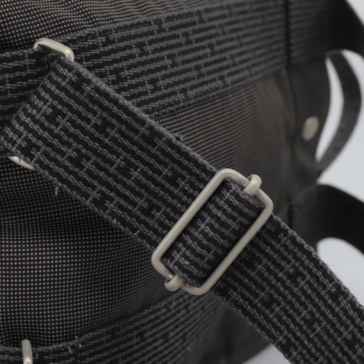 Hermès Herline Grey Canvas Backpack Bag (Pre-Owned)