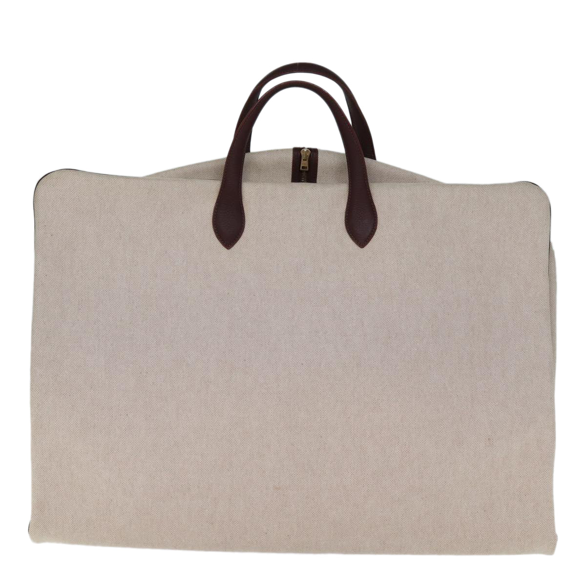 Hermès Beige Canvas Travel Bag (Pre-Owned)