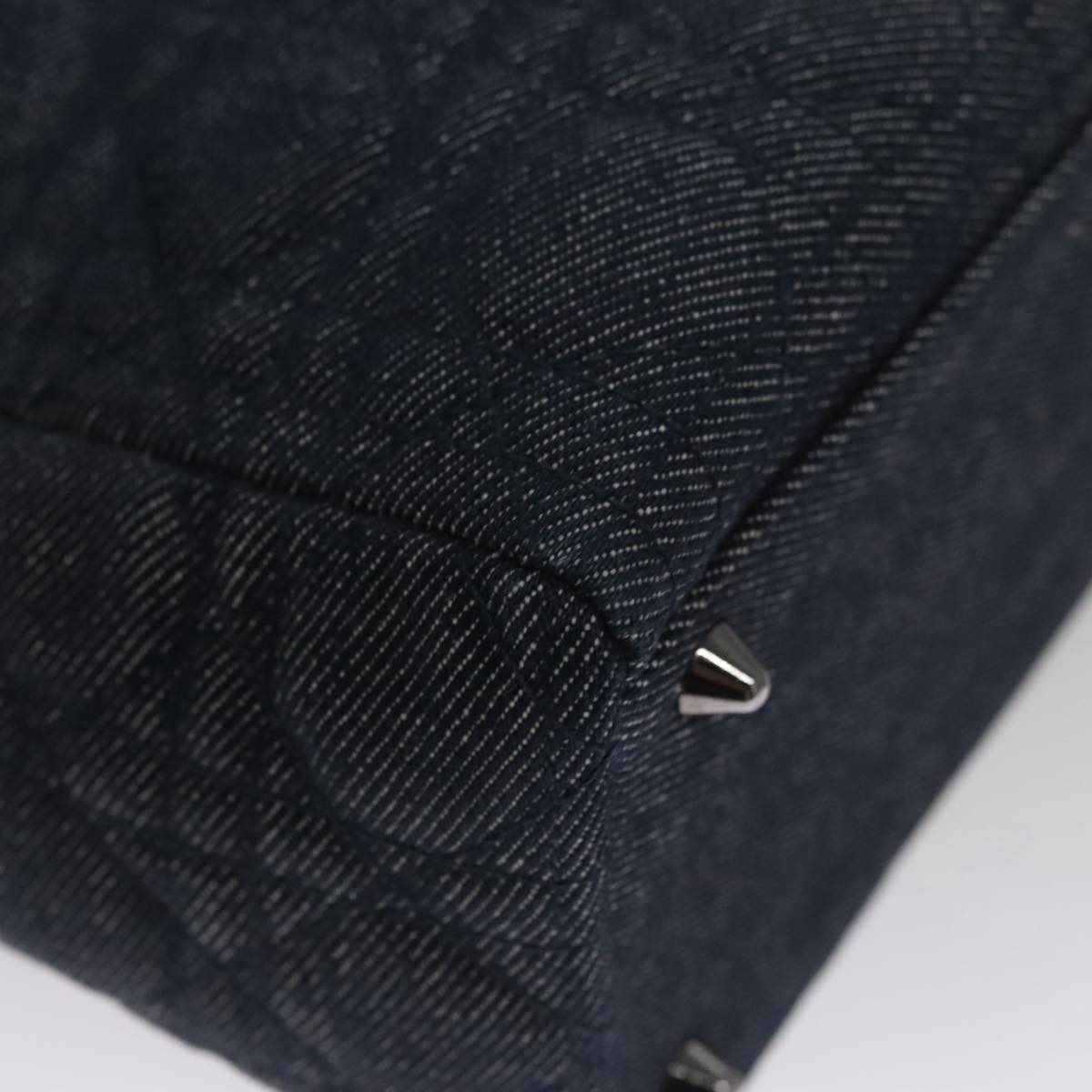 Dior Lady Dior Navy Denim - Jeans Handbag (Pre-Owned)