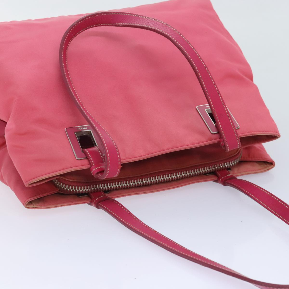Prada Re-Nylon Pink Synthetic Tote Bag (Pre-Owned)