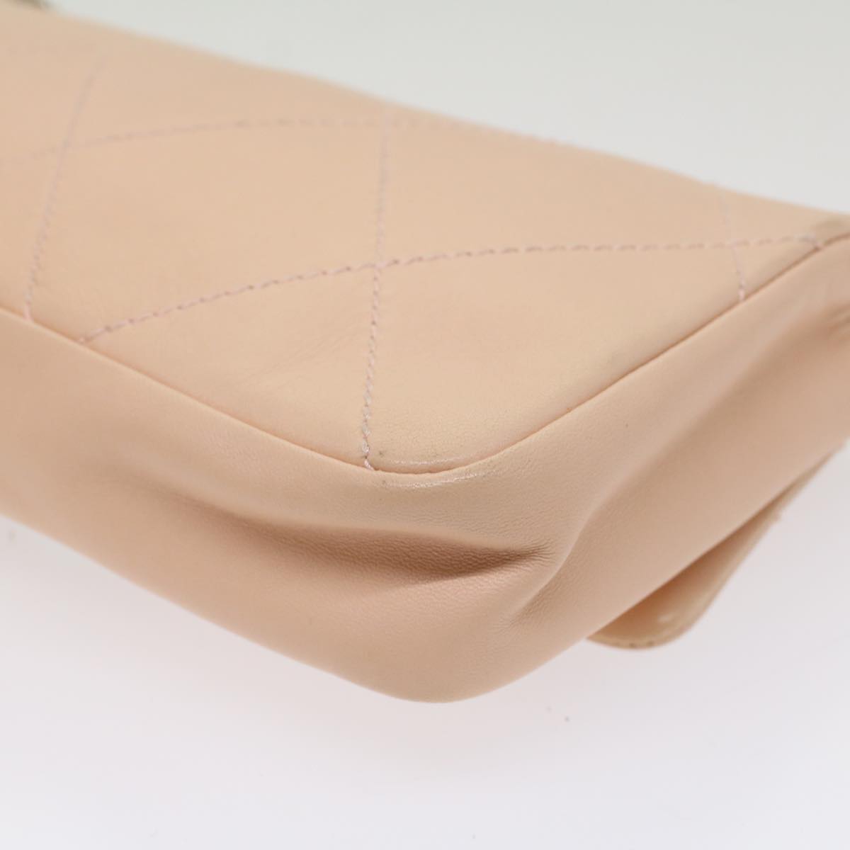 Chanel Cc Pink Leather Shoulder Bag (Pre-Owned)