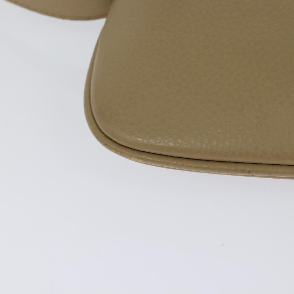 Burberry - Beige Leather Shoulder Bag (Pre-Owned)