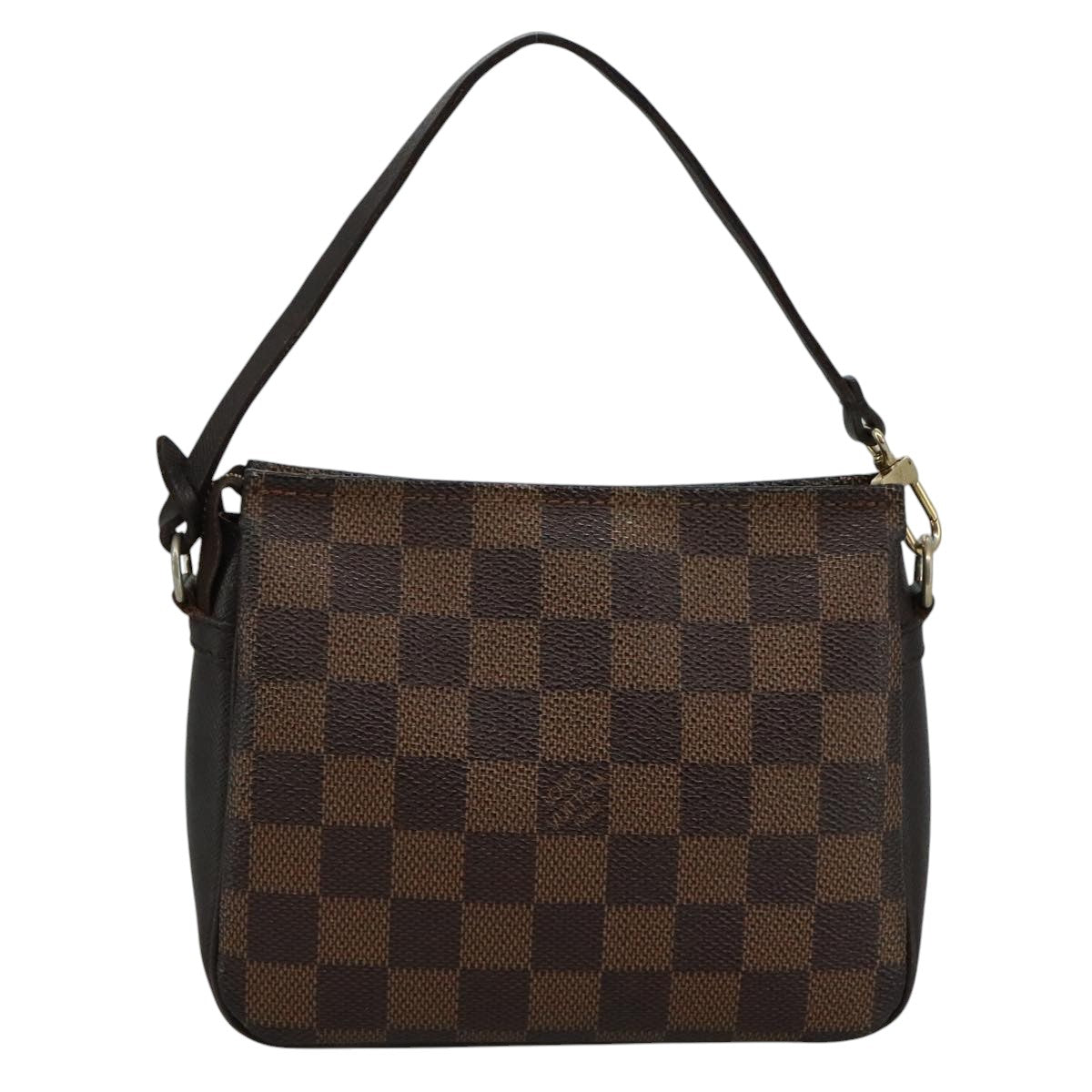 Louis Vuitton Trousse Makeup Brown Canvas Clutch Bag (Pre-Owned)