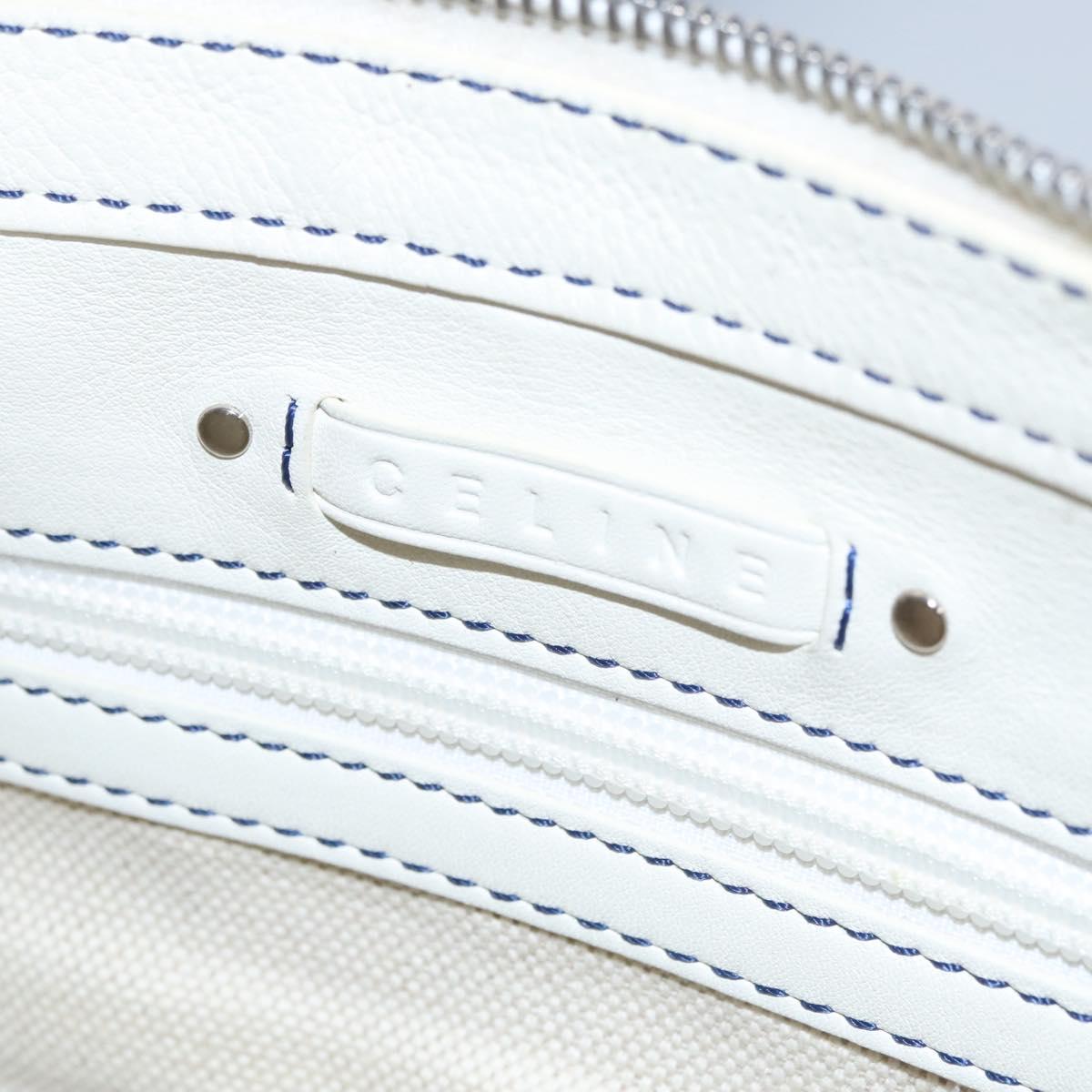 Céline Macadam Blue Canvas Handbag (Pre-Owned)