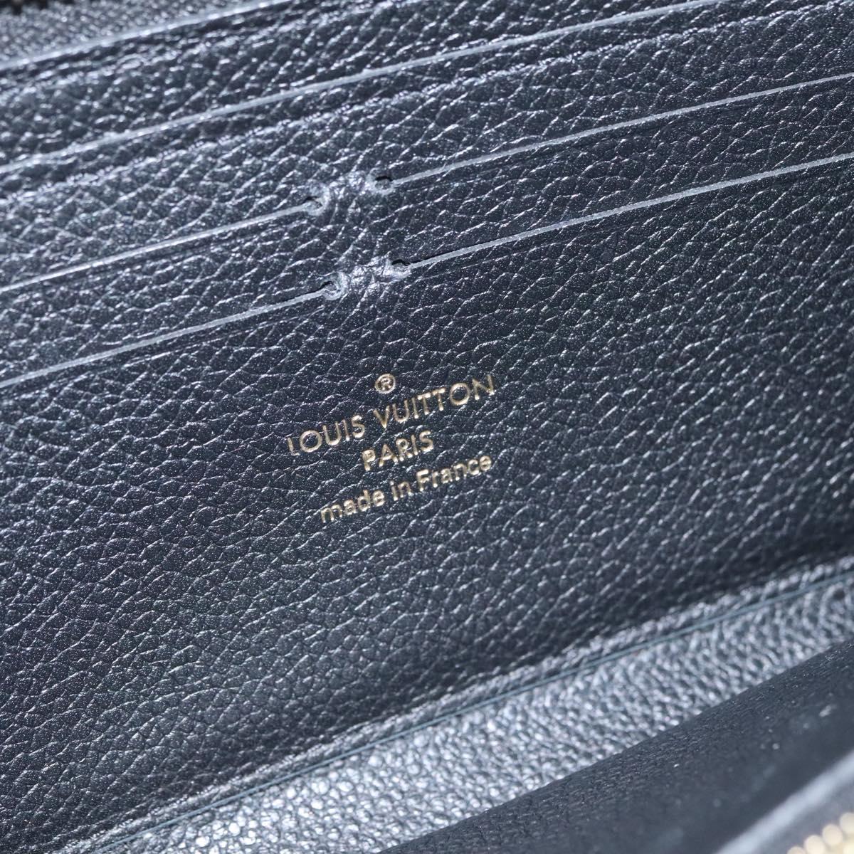 Louis Vuitton Portefeuille Clémence Navy Leather Wallet (Pre-Owned)