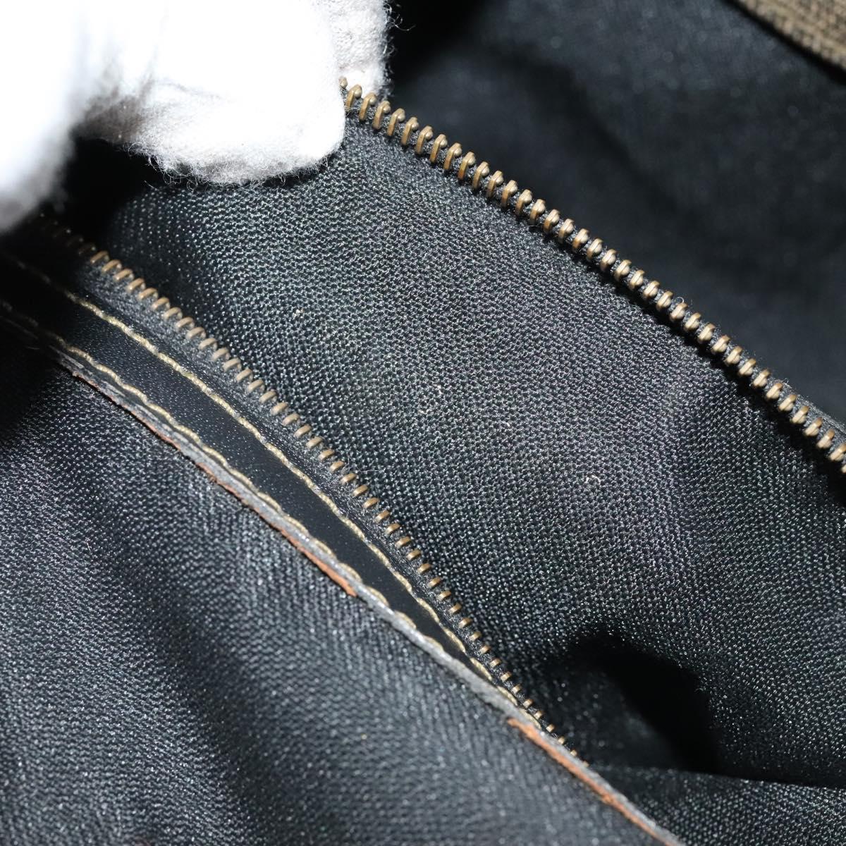 Fendi Pequin Brown Canvas Backpack Bag (Pre-Owned)