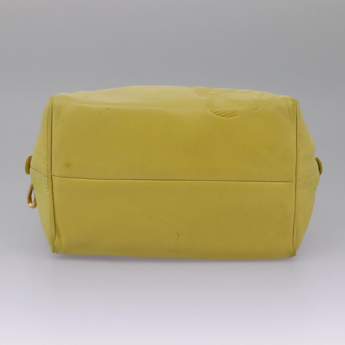 Loewe Anagram Yellow Leather Handbag (Pre-Owned)