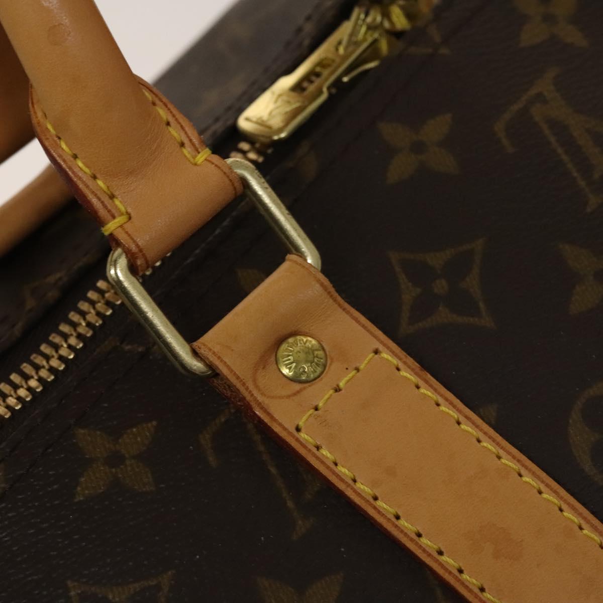 Louis Vuitton Keepall 55 Brown Canvas Travel Bag (Pre-Owned)