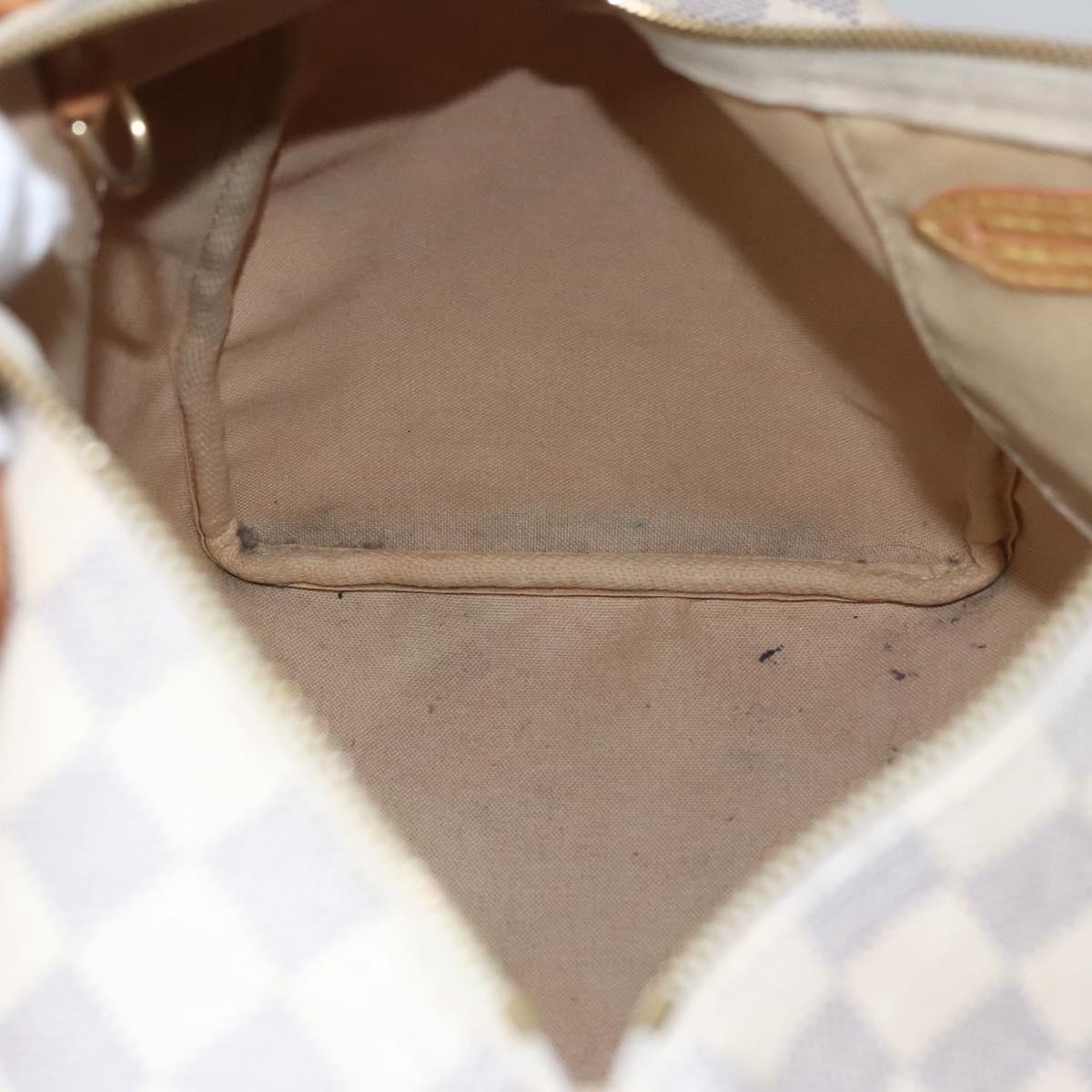 Louis Vuitton Speedy 30 White Canvas Handbag (Pre-Owned)