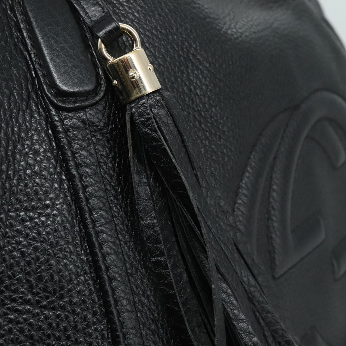 Gucci Soho Black Leather Handbag (Pre-Owned)