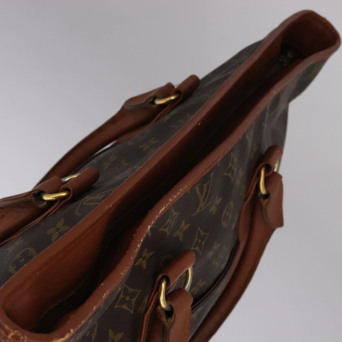 Louis Vuitton Weekend Pm Brown Canvas Tote Bag (Pre-Owned)