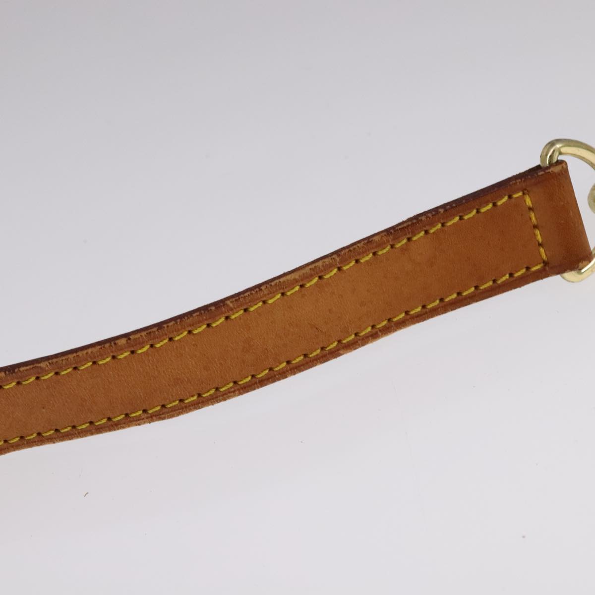 Louis Vuitton Shoulder Strap Beige Leather Bag Jewelry (Pre-Owned)