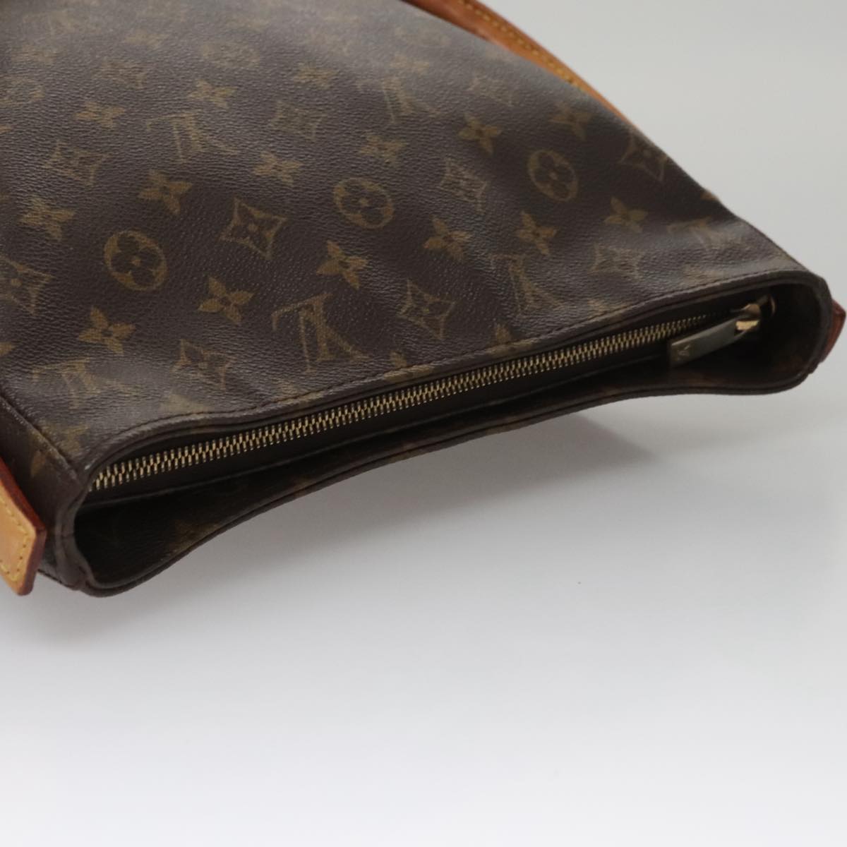Louis Vuitton Looping Gm Brown Canvas Shoulder Bag (Pre-Owned)
