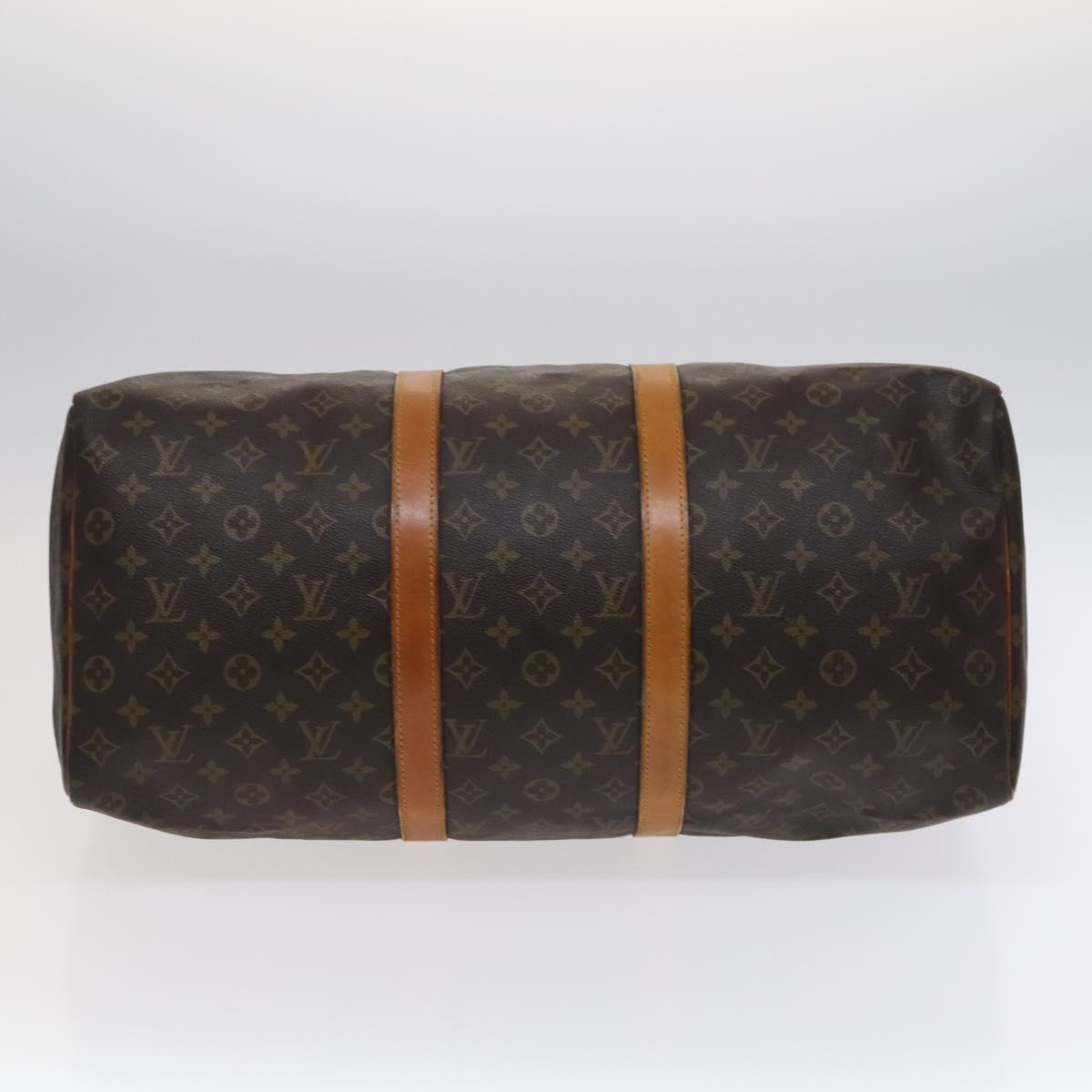 Louis Vuitton Keepall 50 Brown Canvas Travel Bag (Pre-Owned)