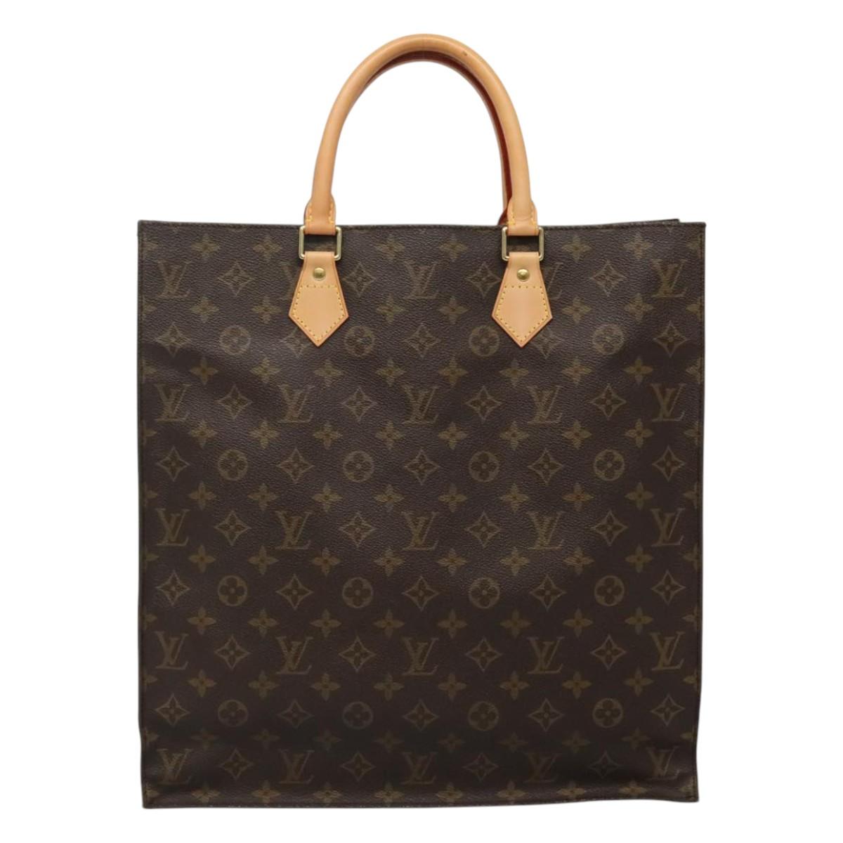 Louis Vuitton Sac Plat Brown Canvas Handbag (Pre-Owned)