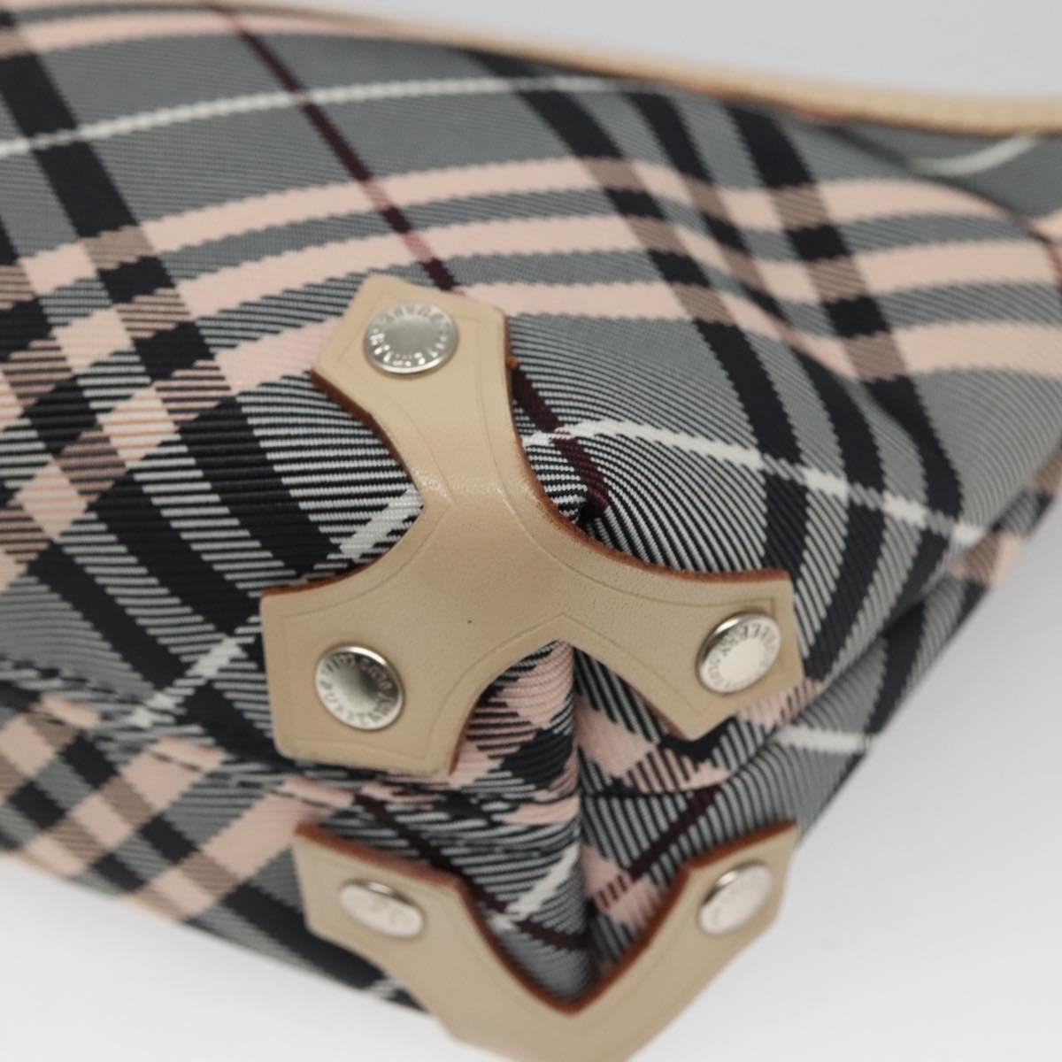 Burberry Nova Check Grey Synthetic Shoulder Bag (Pre-Owned)
