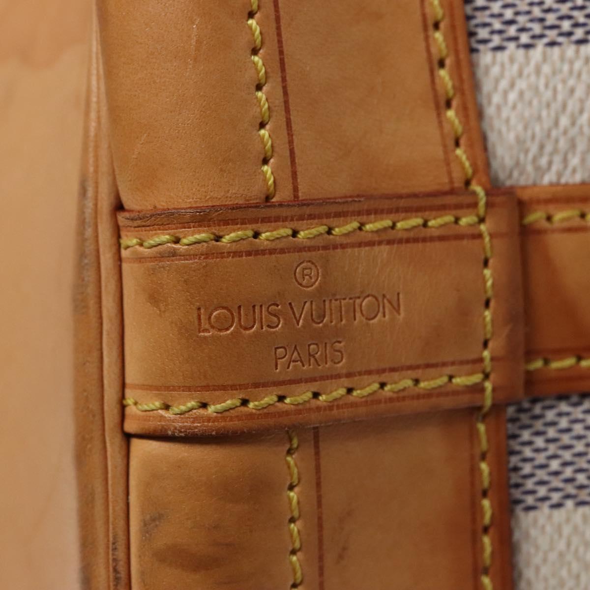 Louis Vuitton Noe Beige Canvas Shoulder Bag (Pre-Owned)