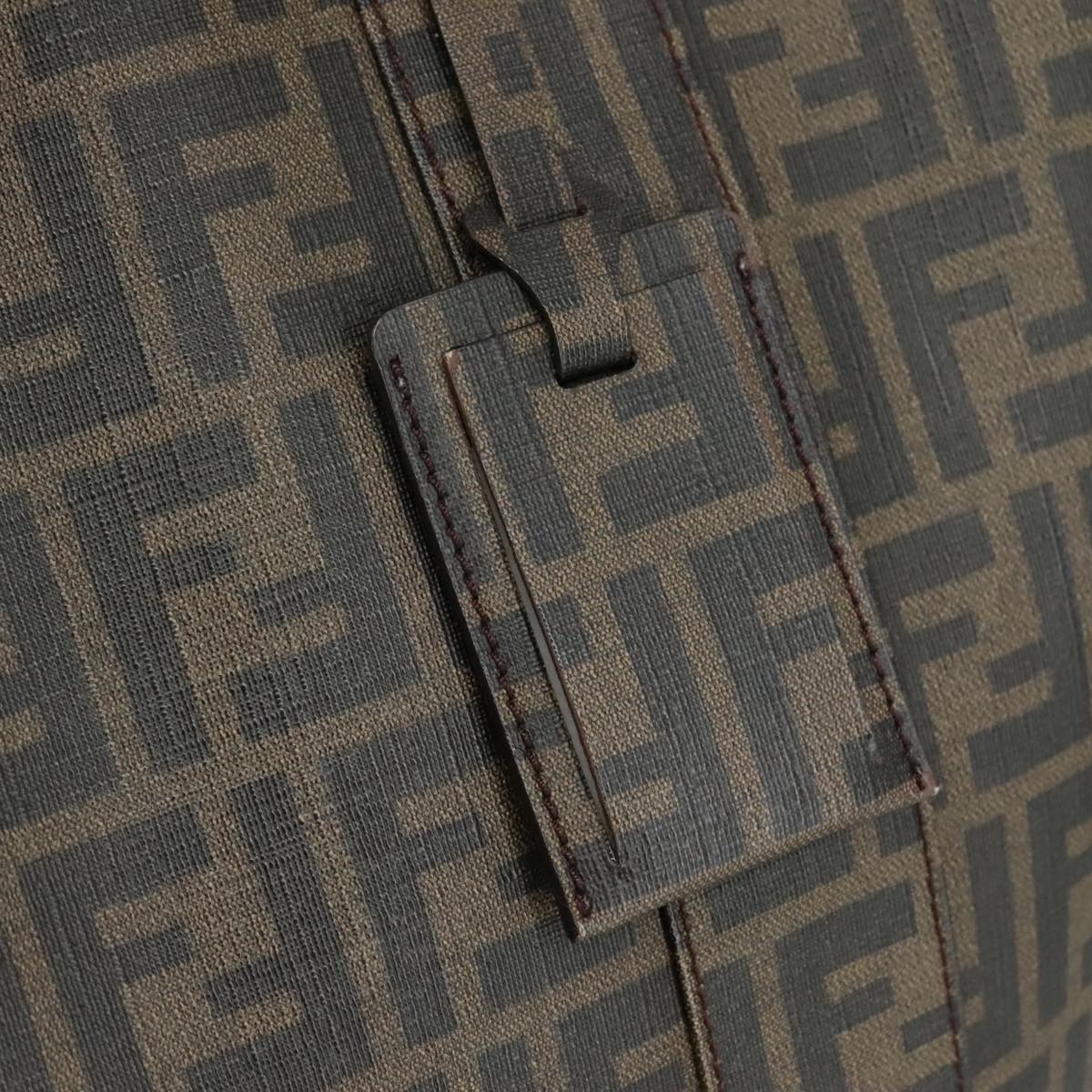 Fendi Zucca Brown Canvas Tote Bag (Pre-Owned)