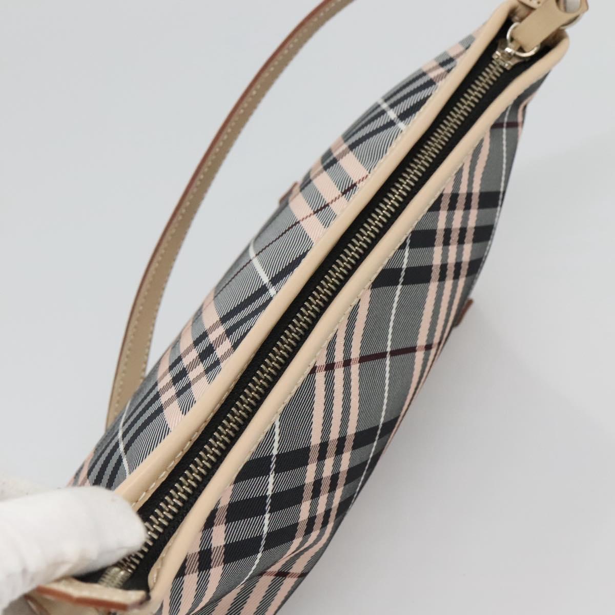 Burberry Nova Check Grey Synthetic Shoulder Bag (Pre-Owned)