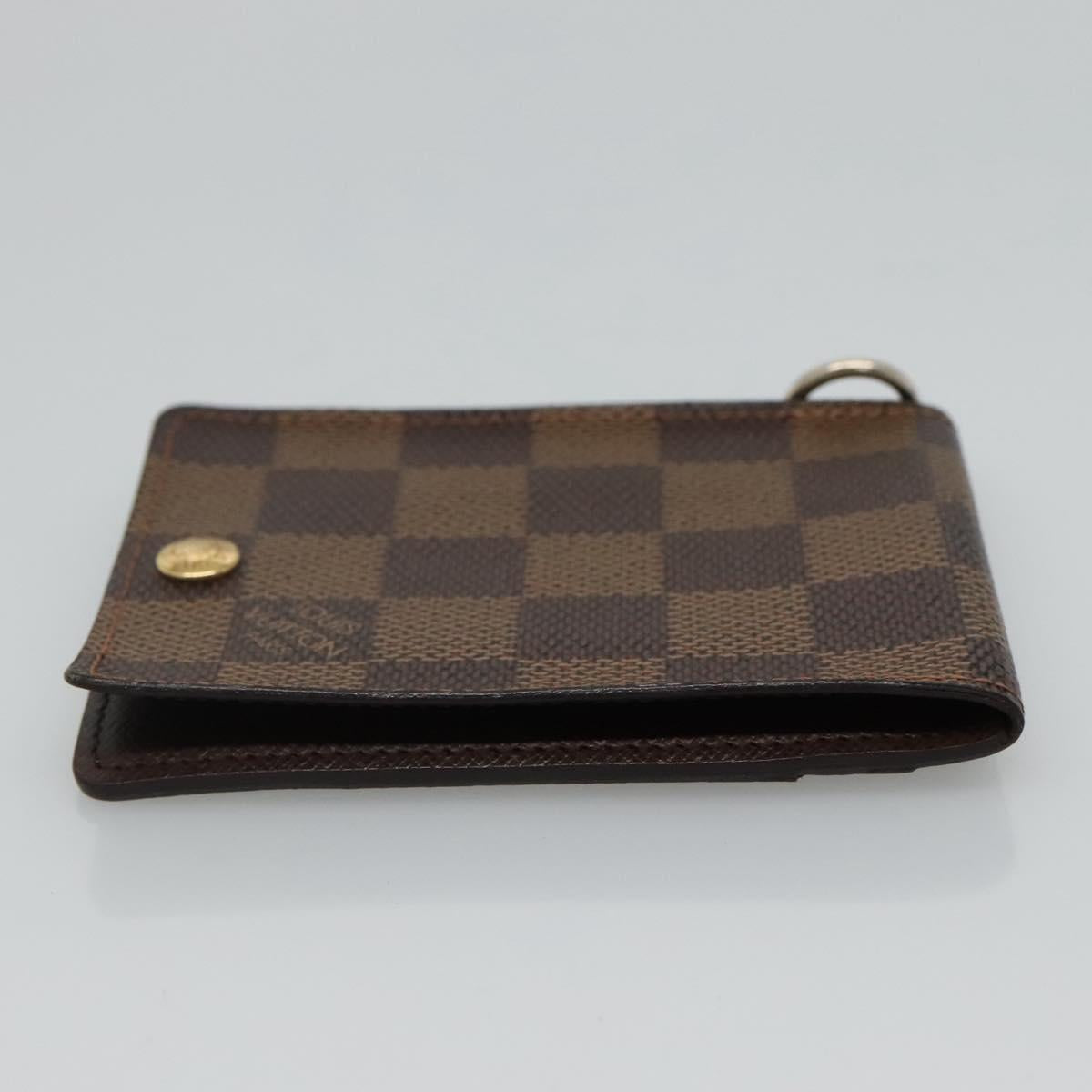 Louis Vuitton Card Case Brown Canvas Wallet (Pre-Owned)