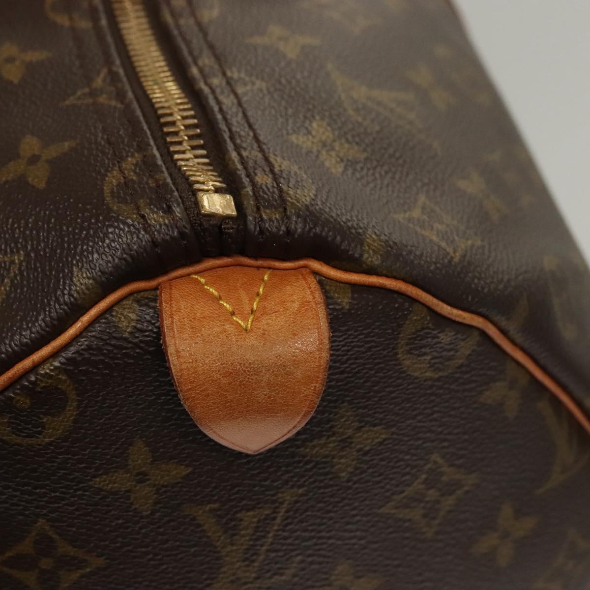 Louis Vuitton Keepall 45 Brown Canvas Travel Bag (Pre-Owned)