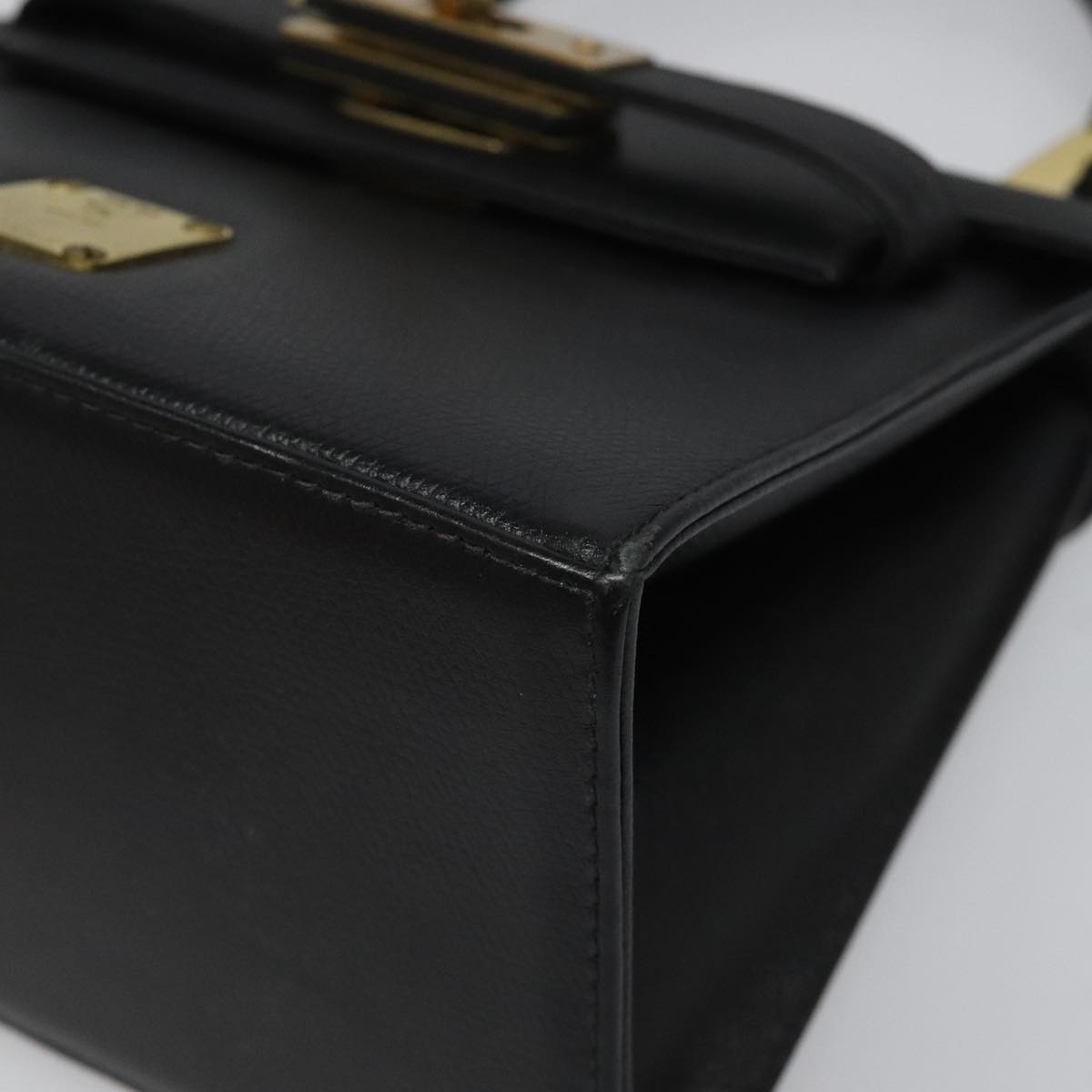 MCM Black Leather Handbag (Pre-Owned)