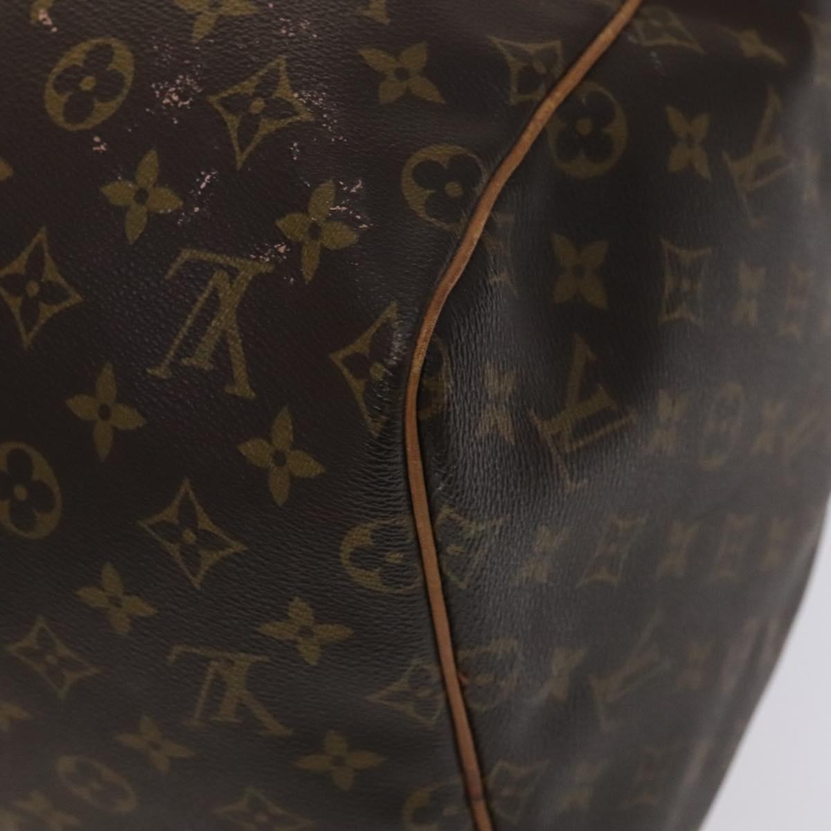 Louis Vuitton Keepall 55 Brown Canvas Travel Bag (Pre-Owned)