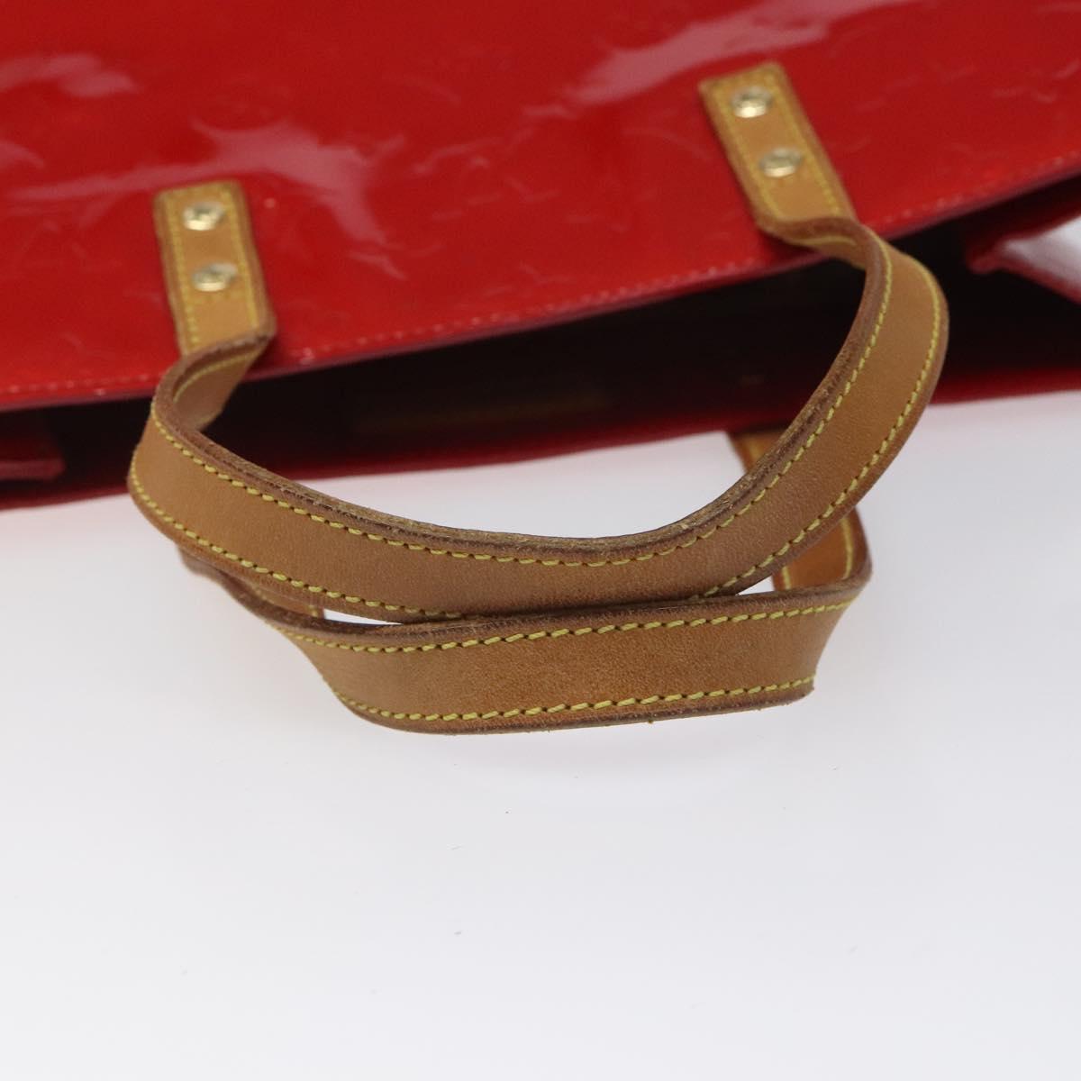 Louis Vuitton Reade Red Patent Leather Tote Bag (Pre-Owned)
