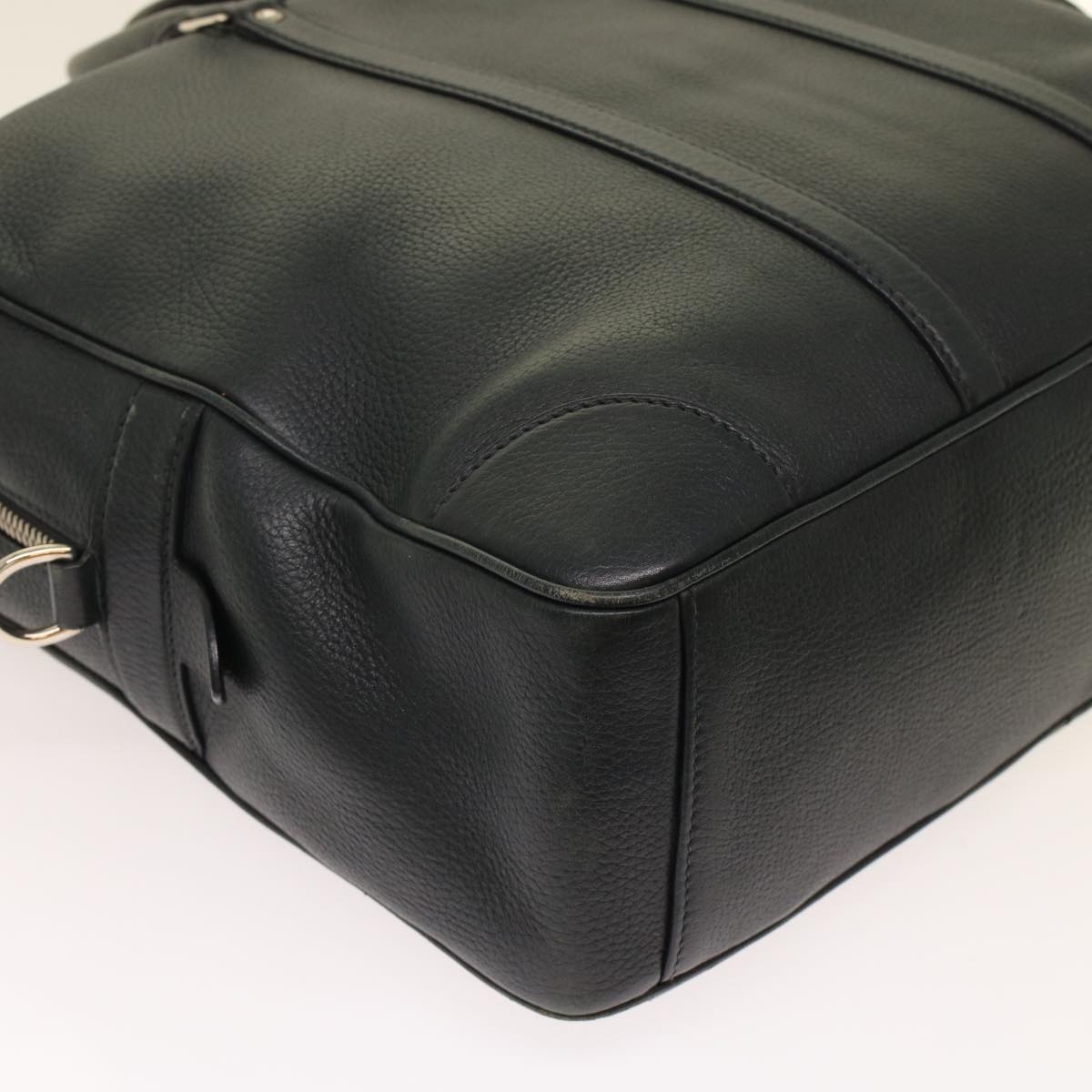 Louis Vuitton Naxos Black Leather Handbag (Pre-Owned)