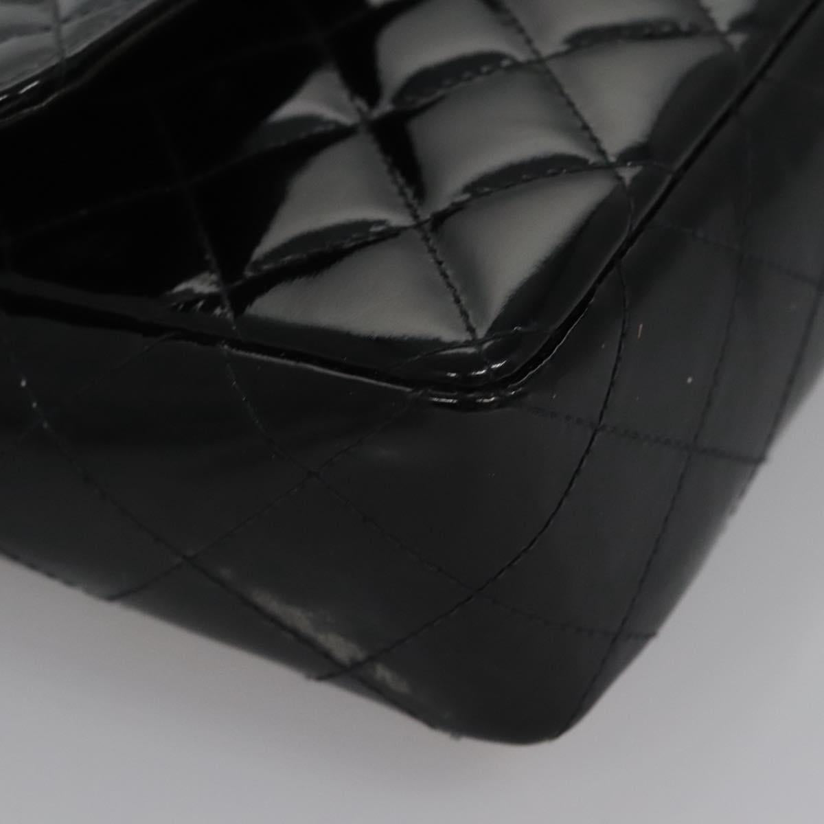 Chanel Timeless/Classique Black Patent Leather Backpack Bag (Pre-Owned)