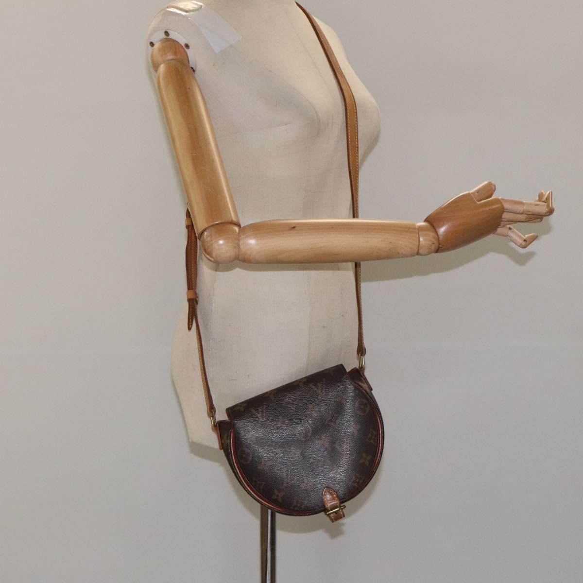 Louis Vuitton Tambourin Brown Canvas Shoulder Bag (Pre-Owned)
