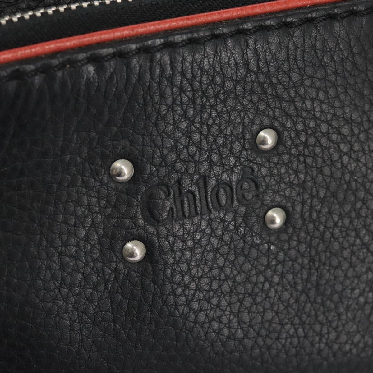 Chloé Paddington Black Leather Travel Bag (Pre-Owned)