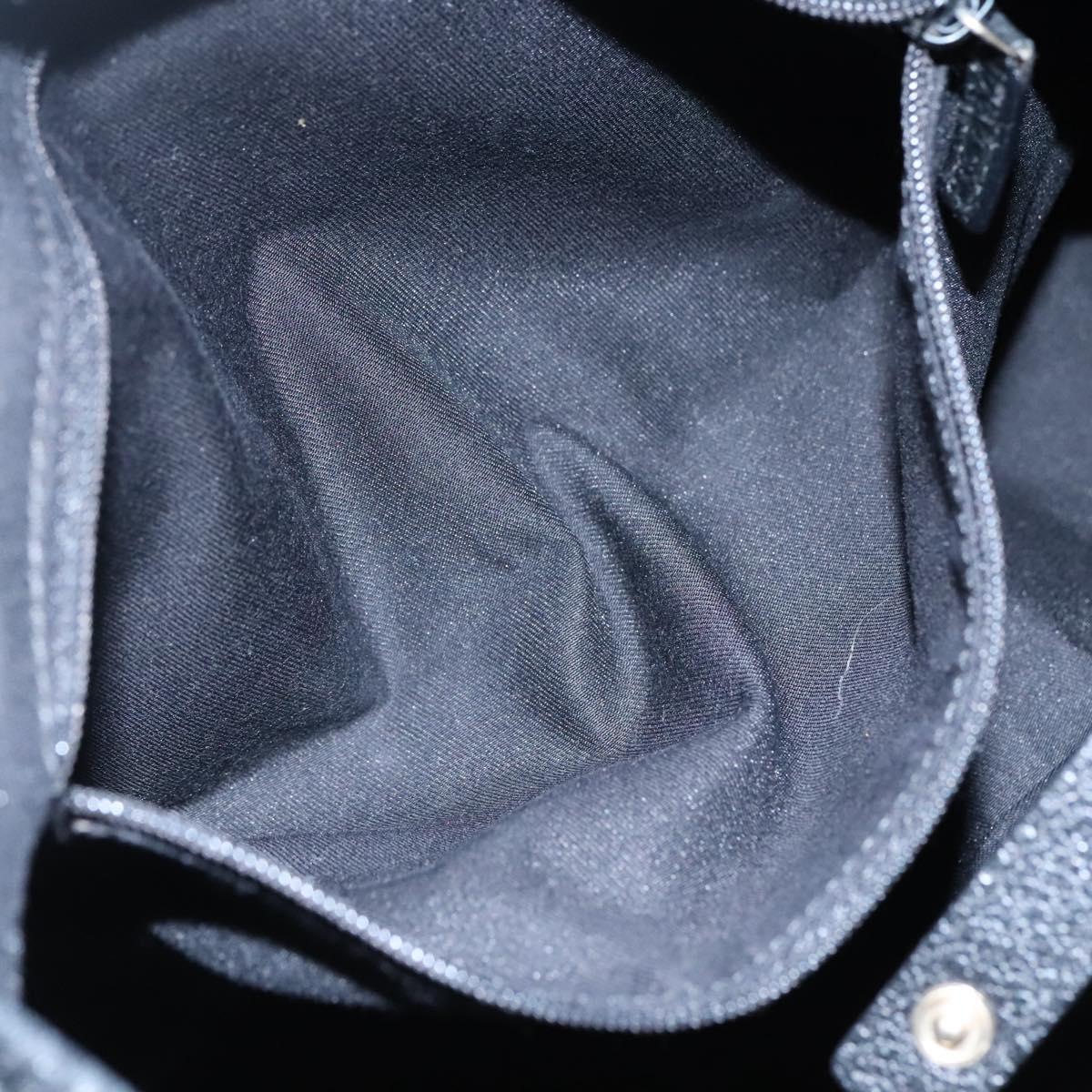 Gucci Abbey Black Canvas Tote Bag (Pre-Owned)
