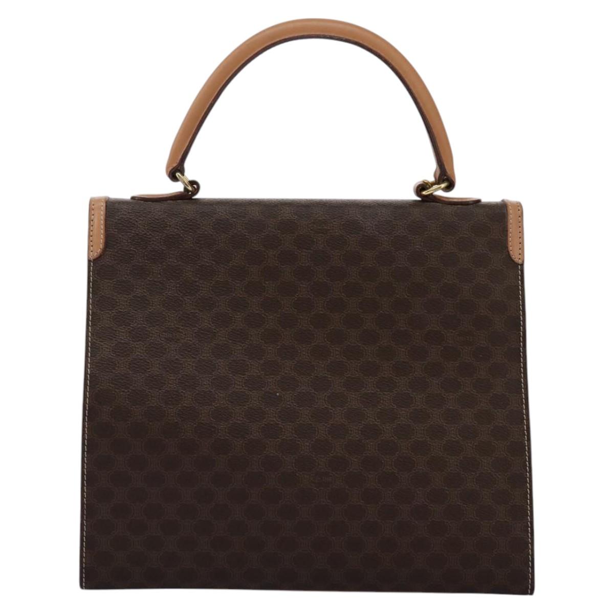 Céline Macadam Brown Canvas Handbag (Pre-Owned)