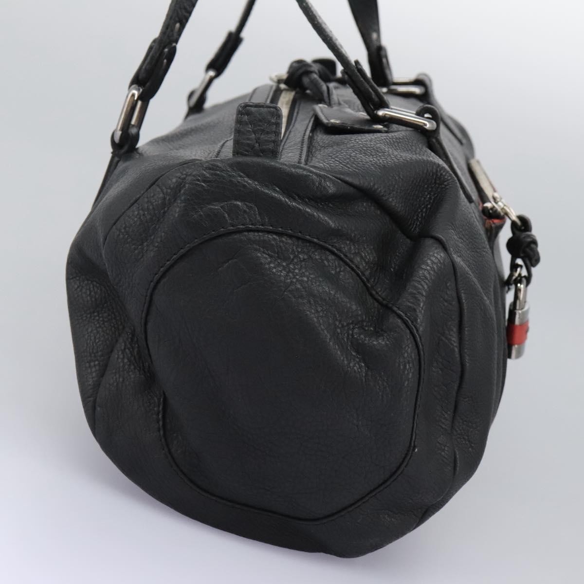 Chloé Paddington Black Leather Travel Bag (Pre-Owned)