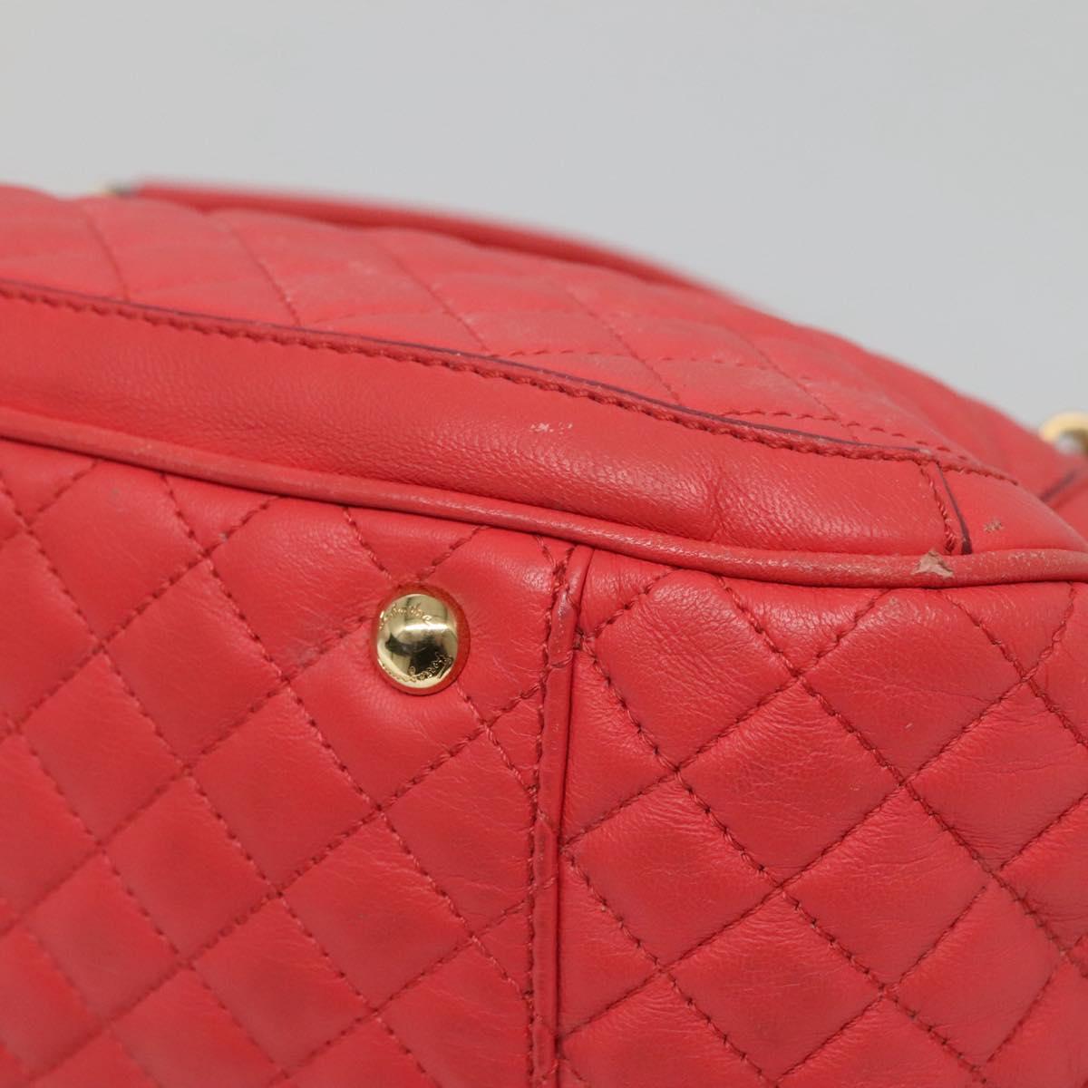 Salvatore Ferragamo Gancini Pink Leather Shoulder Bag (Pre-Owned)