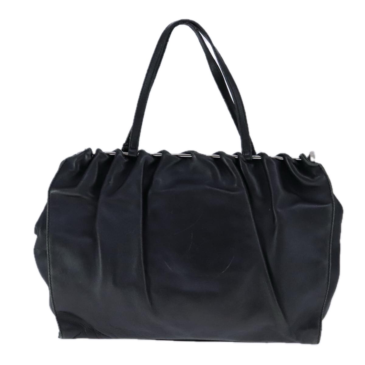 Prada Black Leather Handbag (Pre-Owned)