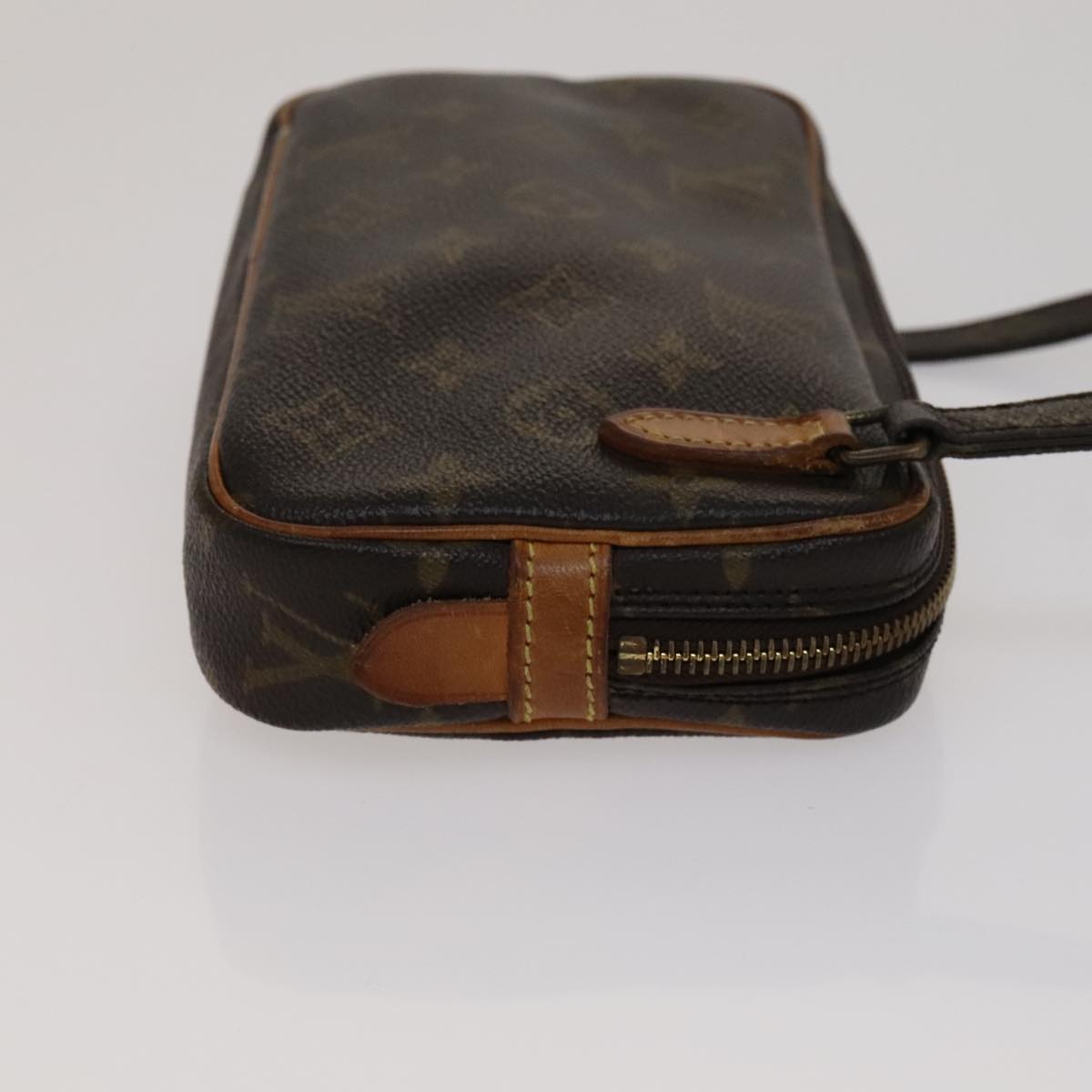 Louis Vuitton Marly Brown Canvas Shoulder Bag (Pre-Owned)