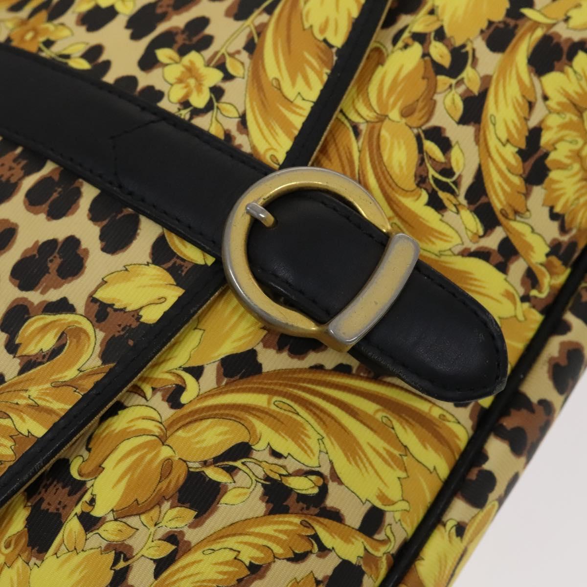 Versace - Yellow Canvas Shoulder Bag (Pre-Owned)