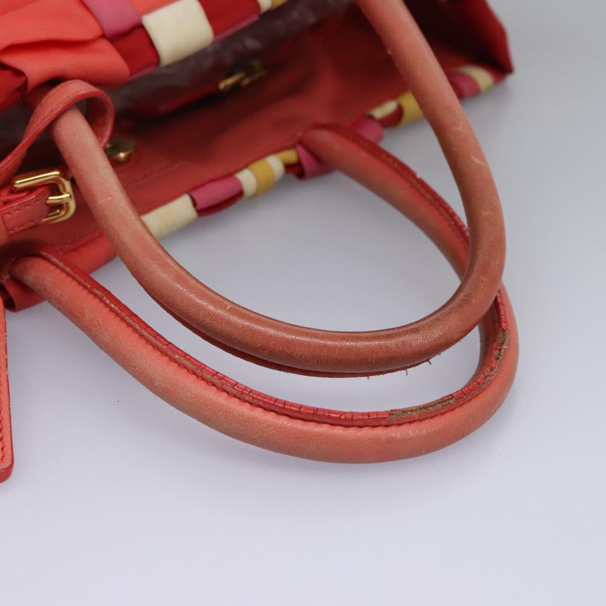 Prada Re-Nylon Red Synthetic Handbag (Pre-Owned)