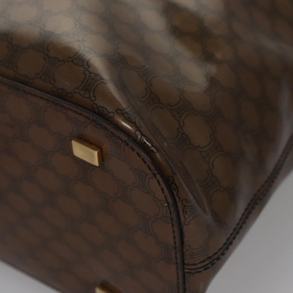 Céline Macadam Brown Canvas Handbag (Pre-Owned)