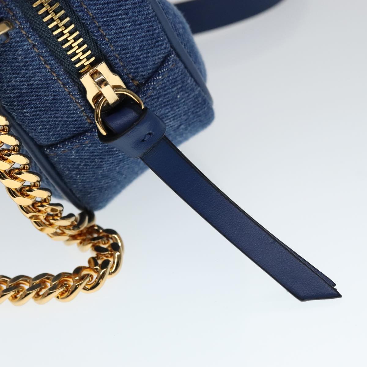 Versace Blue Denim - Jeans Shoulder Bag (Pre-Owned)