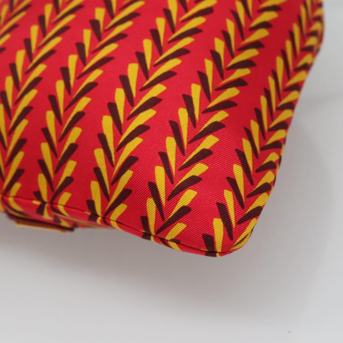 Prada Tessuto Red Silk Shoulder Bag (Pre-Owned)