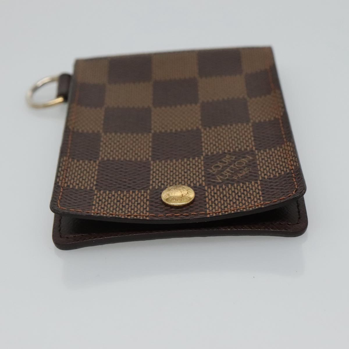 Louis Vuitton Card Case Brown Canvas Wallet (Pre-Owned)