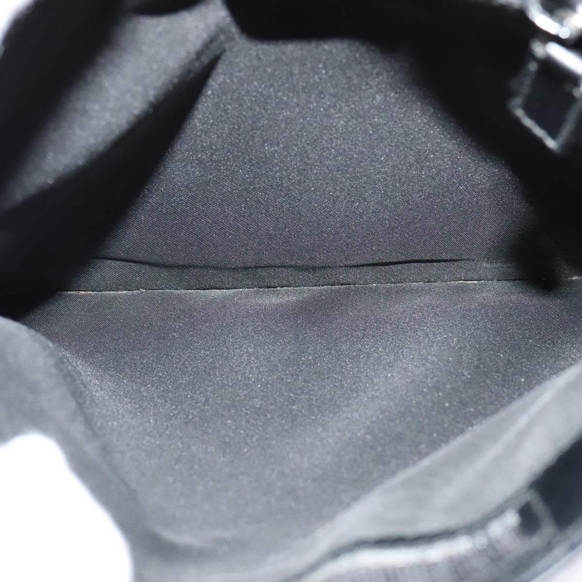 Gucci Gg Canvas Black Canvas Shoulder Bag (Pre-Owned)