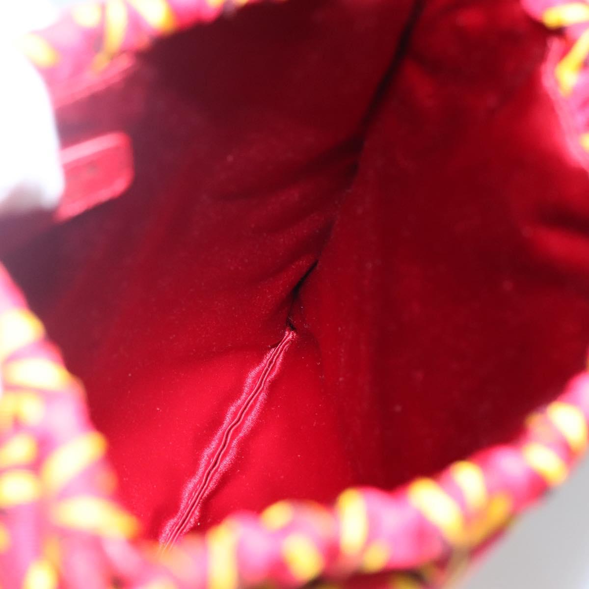 Prada Tessuto Red Silk Shoulder Bag (Pre-Owned)