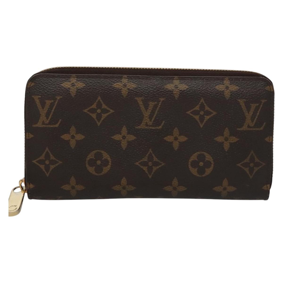 Louis Vuitton Zippy Wallet Brown Canvas Wallet (Pre-Owned)