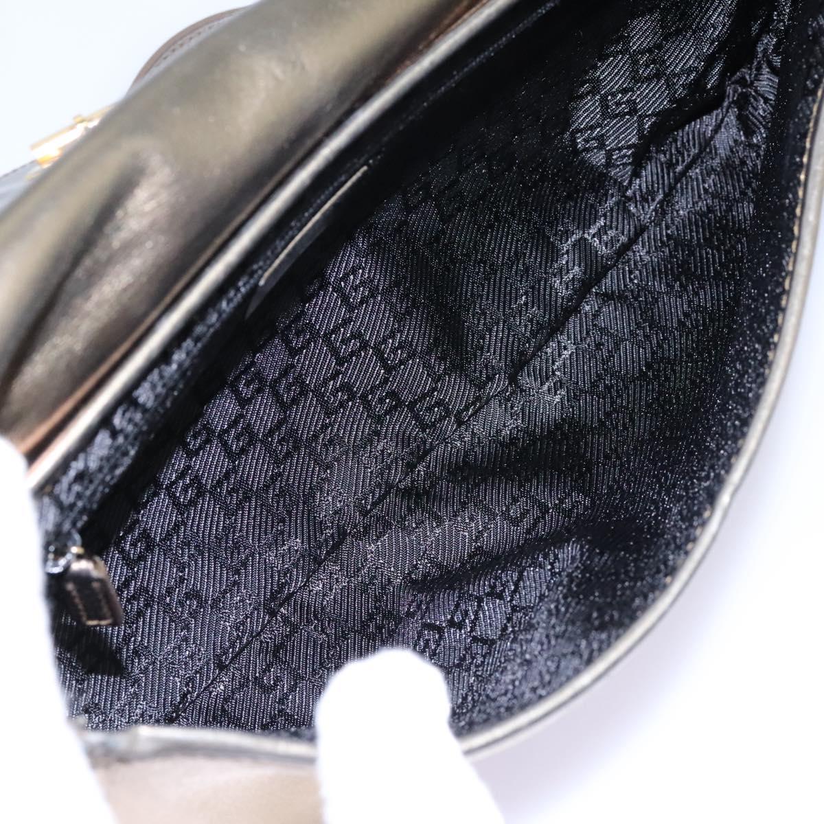 Gucci Jackie Vintage Gold Leather Shoulder Bag (Pre-Owned)